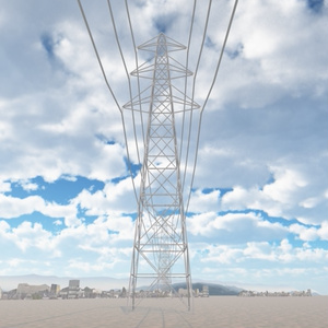 【CC0】送電線鉄塔（transmission tower / 输电线塔 / 송전탑） 缩略图 2