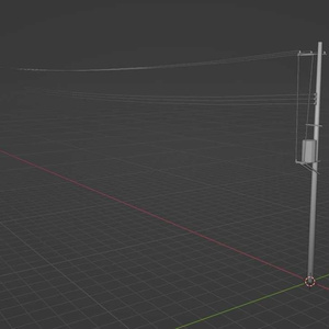 【CC0】シンプルな電柱 / Utility pole / 전봇대 / 电线杆 缩略图 2