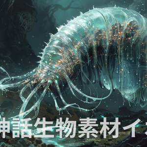無料AI素材【神話生物】イオド