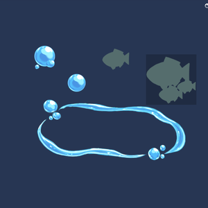 【ココフォリア素材】水中素材