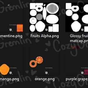 Summer fruits - DIY & Accessory vers. !FOR BLENDER! - !Personal only! 缩略图 19