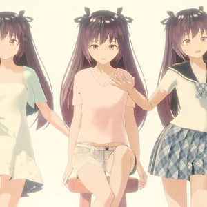 アニメ美少女キャラクター骨格モデル
