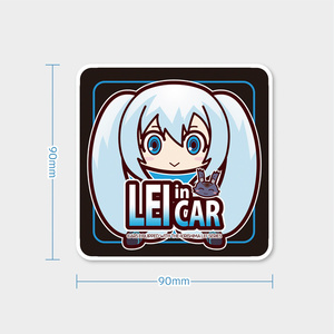 【霧島レイ】「LEI in CAR」ステッカー