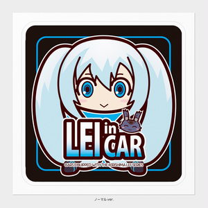 【霧島レイ】「LEI in CAR」ステッカー