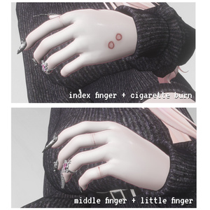 ［ルルネ］ rurune sugar ring cut line texture ♡ ルルネ お砂糖リング 傷テクスチャ 缩略图 3