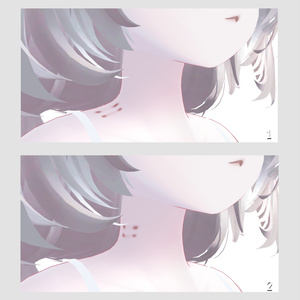 ［マヌカ、しなの］ manuka shinano vampire kiss texture + yami makeup ♡ ヴァンパイアキス ピアス排除痕 テクスチャ 病みメイク テクスチャ 缩略图 4