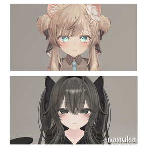 ［マヌカ、しなの］ manuka shinano vampire kiss texture + yami makeup ♡ ヴァンパイアキス ピアス排除痕 テクスチャ 病みメイク テクスチャ 缩略图 2