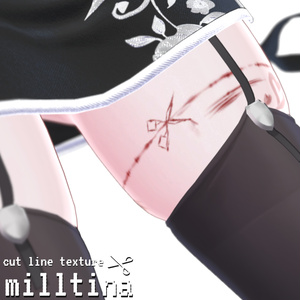 [Milltina] Milltina Cut Line Texture ♡ Scar Line / Body Texture