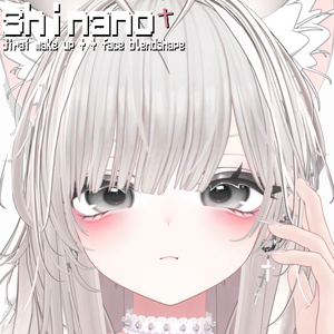 ［しなの］ shinano jirai make up + face blendshape ♡ しなの メイクテクスチャ フェイスブレンドシェイプ 地雷系