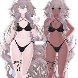 ［Rurune］Dark Skin Makeup & Body Tex + Face Blendshape ♡ ルルネ 褐色肌 メイクテクスチャ ボディテクスチャ フェイスブレンドシェイプ 缩略图 4