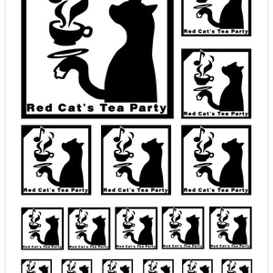 赤猫茶会オリジナルシンボルシール