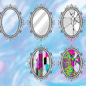 【無料/APNG】鏡