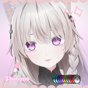 【6アバター対応】Eye texture - Kyupii - (11色セット / PSD付) 缩略图 3