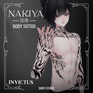 【Nakiya/泣夜専用】Body Tattoo - INVICTUS -