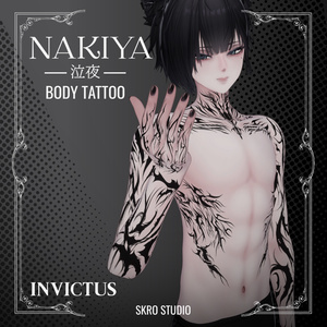 【Nakiya/泣夜専用】Body Tattoo - INVICTUS -