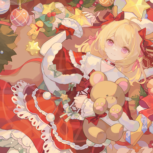 【商用】【YCH base】イラストテンプレート素材Vtuber素材クリスマスの願い