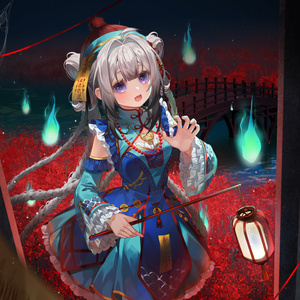 【商用】【YCH base】イラストテンプレート素材Vtuber素材彼岸の幽霊