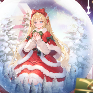 【商用】【YCH base】イラストテンプレート素材Vtuber素材クリスマス・ワンダーランド