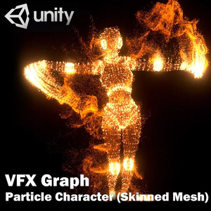 Unity VFX Graph：Particle Character (Skinned Mesh)