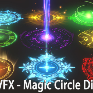 Unity Game VFX - Magic Circle Dissolves