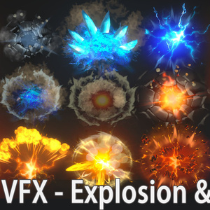 Unity Game VFX - Explosion & Crack