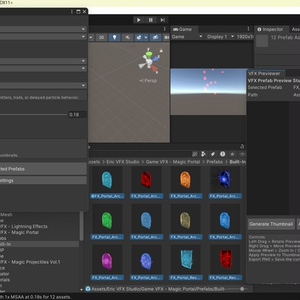 Free Unity Backfgf Free Unity Game VFX Collection(URP)-無料 - EricWang(Unity VFX Artist) - BOOTH