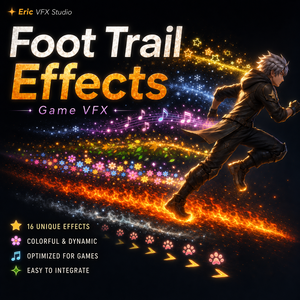 Unity Game VFX - Foot Trail Effects