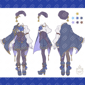 【オーダーメイド】衣装デザインイラスト