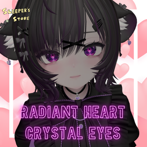 Radiant Heart Crystal Eyes/クリスタルハートアイテクスチャ　簡単導入　しなの対応　アイテクスチャ