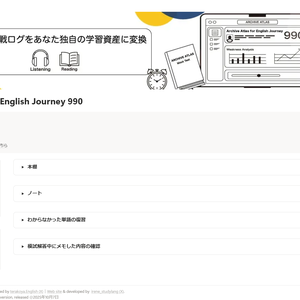 ARCHIVE ATLAS for English Journey 990