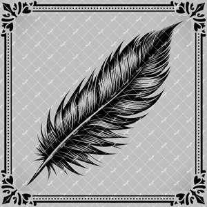 タトゥーデカール：Feather2