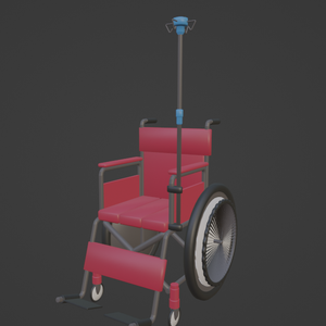車椅子【3Dモデル】