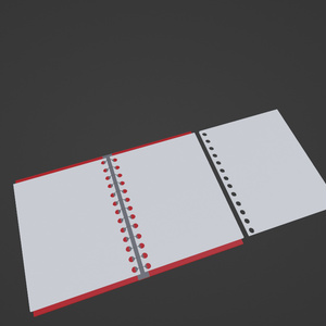 【3Dモデル】リングファイル＋リングシート 缩略图 3