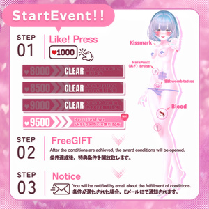 💗~7/7SALE【FREE/117avatar】てろてろ乳首*淫紋❥Nipples&WombTattoo&Nail💗 缩略图 3