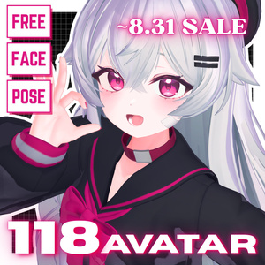 ！！SALE~8.31 ！！ 💗【FREE/118avatar】FaceAnimation❥集会コラボNovelty🔐💕