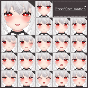 💗【FREE/無料】Maya100Type❥動くまばたきFace&PoseAnimations ⌖ ݁˚ 缩略图 3
