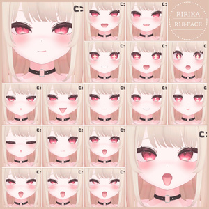 ⏰️24hFREE-30FACE⏰️【FREE/無料】Ririka100Type❥動くまばたきFace&PoseAnimations ⌖ ݁˚ 缩略图 8
