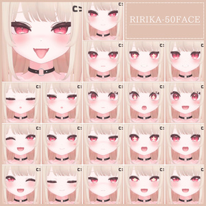 ⏰️24hFREE-30FACE⏰️【FREE/無料】Ririka100Type❥動くまばたきFace&PoseAnimations ⌖ ݁˚ 缩略图 9