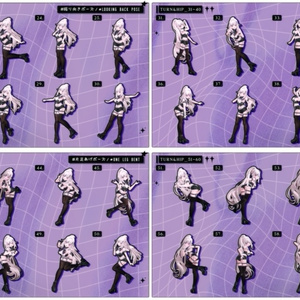 💗24h50POSEGIFT＆~7.1SALE💗【FREE/商用OK】撮影向けPoseAnimation ❮ ⁺500-Vol.1 ❯ 缩略图 25