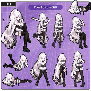 💗24h50POSEGIFT＆~7.1SALE💗【FREE/商用OK】撮影向けPoseAnimation ❮ ⁺500-Vol.1 ❯ 缩略图 4