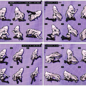 💗24h50POSEGIFT＆~7.1SALE💗【FREE/商用OK】撮影向けPoseAnimation ❮ ⁺500-Vol.1 ❯ 缩略图 26