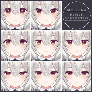 ⏰️24h 50FREE⏰️【FREE/無料】Milltina100Type❥動くまばたきFace&PoseAnimations ⌖ ݁˚ 缩略图 6