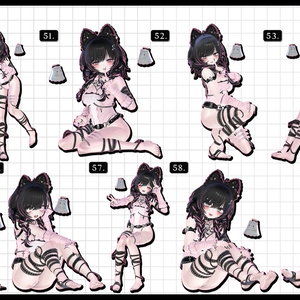 🧿【FREE/商用OK】撮影向けPoseAnimation ❮ CUTE_100pose-Vol.2 ❯ 缩略图 10