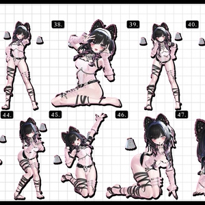 🧿【FREE/商用OK】撮影向けPoseAnimation ❮ CUTE_100pose-Vol.2 ❯ 缩略图 9