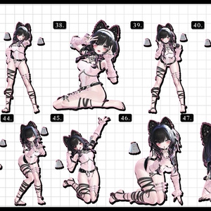 🧿72h10POSEGIFT＆~6.11SALE🧿【FREE/商用OK】撮影向けPoseAnimation ❮ ⁺500-Vol.2 ❯ 缩略图 22