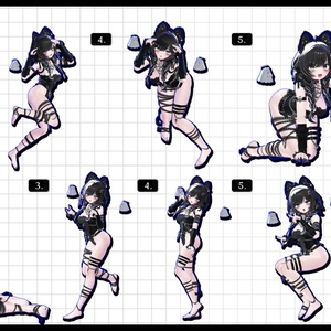 🧿72h10POSEGIFT＆~6.11SALE🧿【FREE/商用OK】撮影向けPoseAnimation ❮ ⁺500-Vol.2 ❯ 缩略图 14