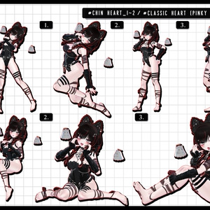 🧿72h10POSEGIFT＆~6.11SALE🧿【FREE/商用OK】撮影向けPoseAnimation ❮ ⁺500-Vol.2 ❯ 缩略图 43