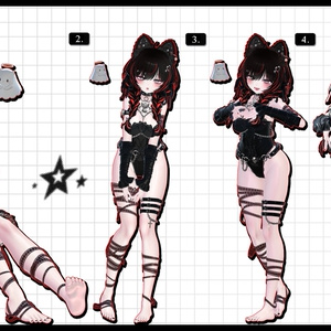 🧿72h10POSEGIFT＆~6.11SALE🧿【FREE/商用OK】撮影向けPoseAnimation ❮ ⁺500-Vol.2 ❯ 缩略图 51