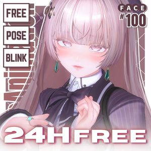 ⏰️24hFREE-30FACE⏰️【FREE/無料】Lumina100Type❥動くまばたきFace&PoseAnimations ⌖ ݁˚