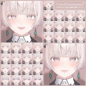 ⏰️24hFREE-30FACE⏰️【FREE/無料】Lumina100Type❥動くまばたきFace&PoseAnimations ⌖ ݁˚ 缩略图 2